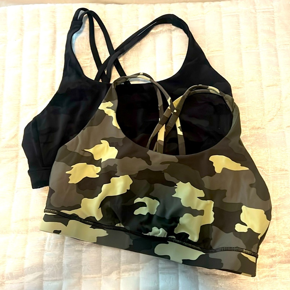 Lululemon high energy medium support sports bra B-D cups Size 10